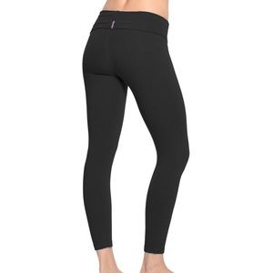 Hard Tail Forever Roll Down Black Leggings